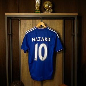 Chelsea 2015/16 Home Jersey – Eden Hazard #10 – Size M – Blue Adidas Shirt